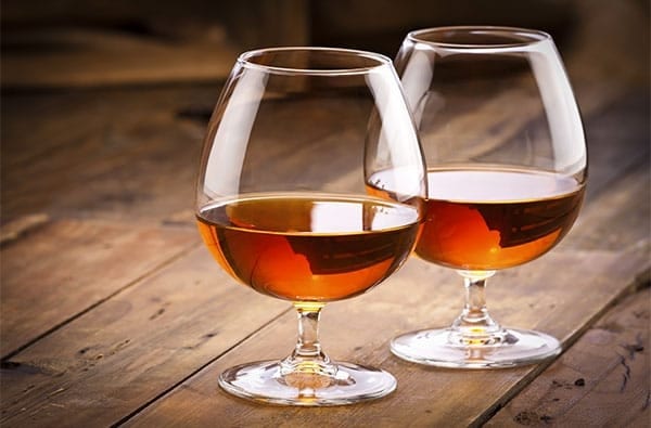 Due bicchieri di Cognac