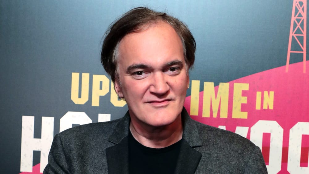 Quentin Tarantino durante la promozione del film C'era una volta a Hollywood