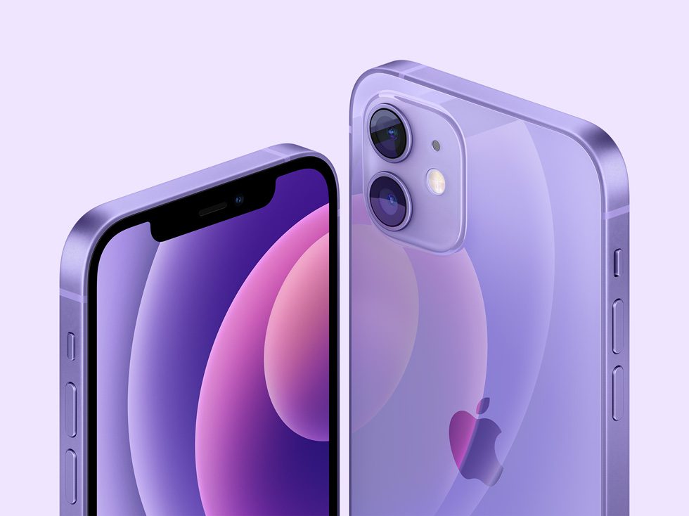 Apple iPhone 12 in colore viola